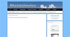 Desktop Screenshot of info.rheintalmeteo.ch